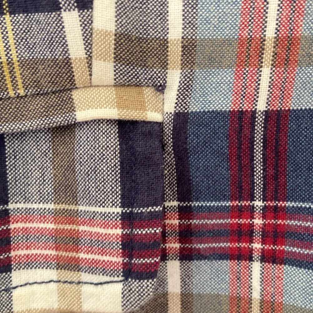 J. Crew Plaid Blazer in Navy, Green & Red